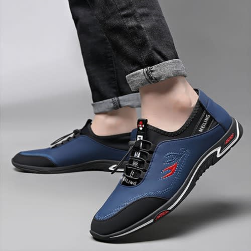 Men's Sports Shoes - Soft Sole - Blue