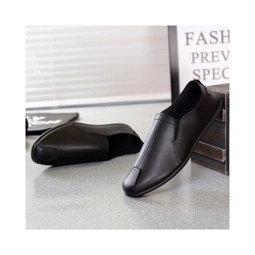 Men Black Leather Shoe