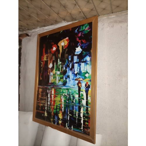 3 In 1 Abstract Framed Canvas