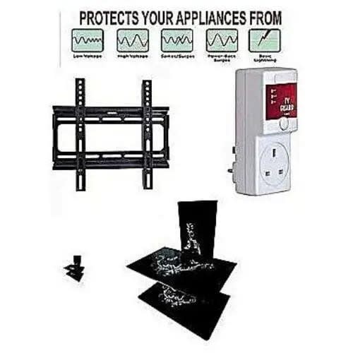 Dvd Double Wall Shelf And 13amp Tv Guard With 14 To 55