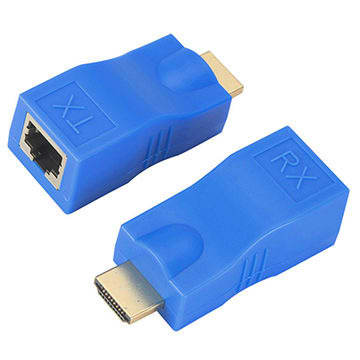 30m Hdmi Extender Tx/rx Adapter Hd 1080p Over Cat6 Rj45 Ethernet Cable For Hdtv Hdcp
