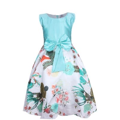 Baby Girls' Organza Dress -Green