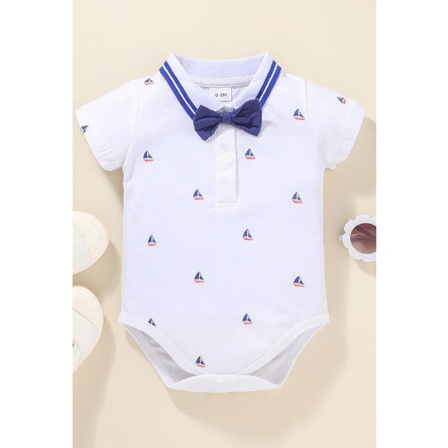 Boy's Shirt & Short With Suspenders