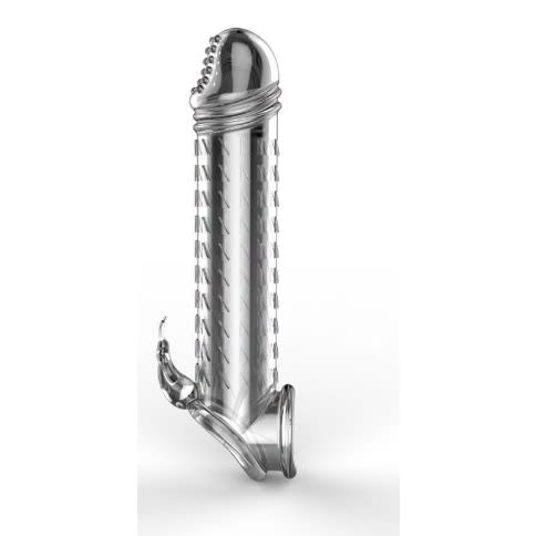 6" Reusable Crystal Penis Extender Sleeve