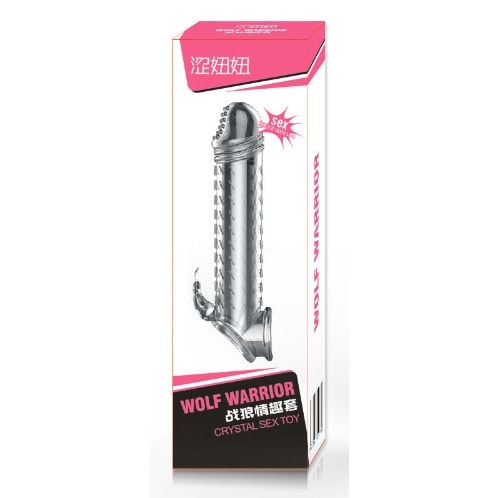 6" Reusable Crystal Penis Extender Sleeve