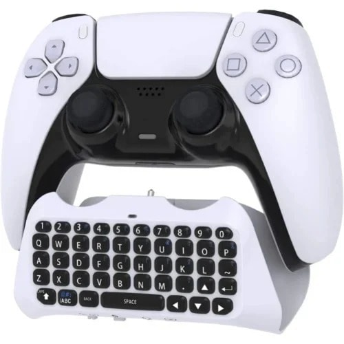 Wireless Controller Keyboard For Ps5 - Bluetooth 3.0 Mini Portable Gamepad & Chatpad