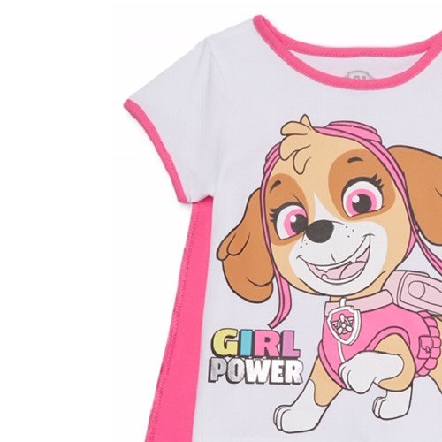 Paw Patrol Baby Girl Tshirt With Cape, Skirt & Mask 3pcs
