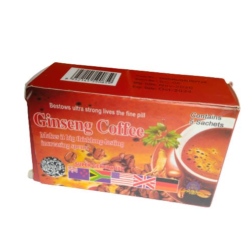 Danmaliki Effective Ginseng Coffee For Men - 4 sachets