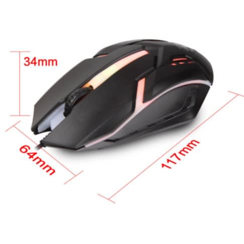 X3 USB Wired RGB Optical Gaming Mouse