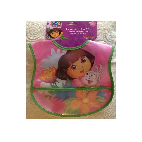 Dora The Explorer Crumb Catcher Bib - 2 Piece