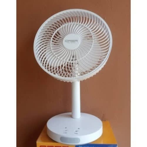 7" Ergonomic Design Rechargeable Fan Qrf-2827 - 12w