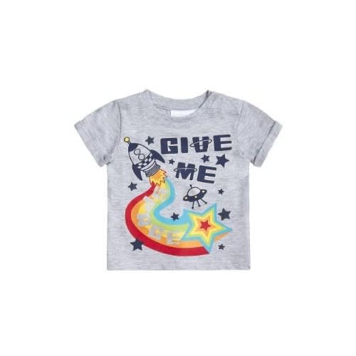 Boys Printed Give Me T-shirt