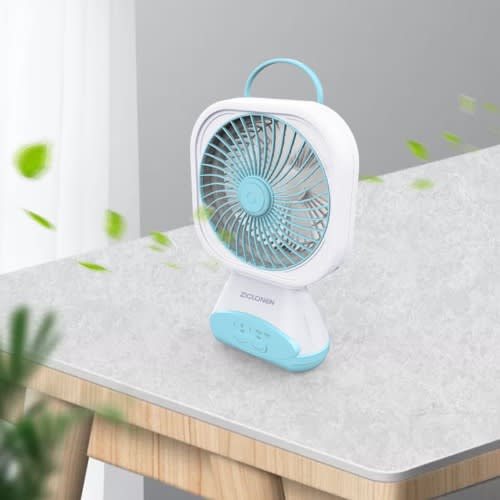 6" Rechargeable Mini Fan -1200mAh - Sp06-07