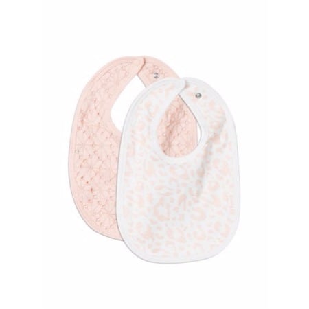 Broderie and Print 2 Pack Bibs