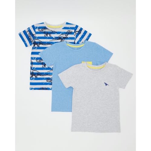 Boys Blue Tees- Pack Of 3