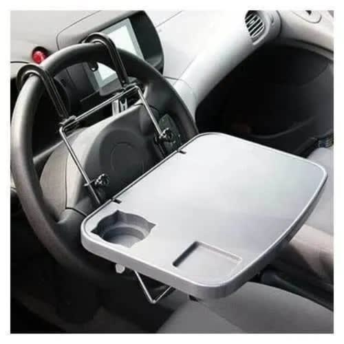 Folding Car Seat Holder Table + Cup Stand Rack