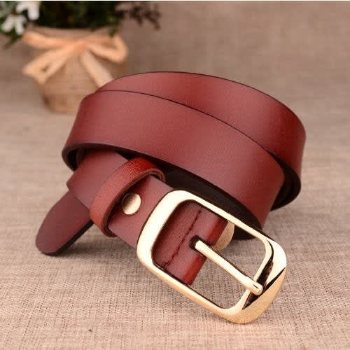 Leather Belt - Dark Brown