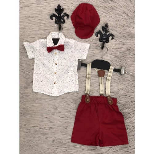 Gentleman's Boys Set- Red