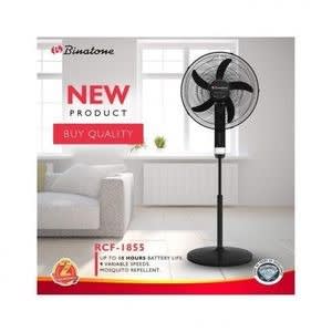 Rechargeable Fan 18" With Remote Control Rcf-1855