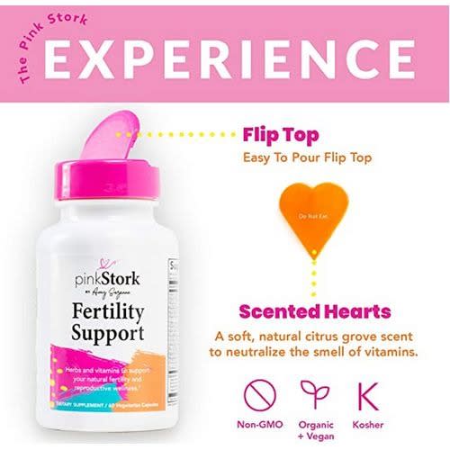 Pink Stork Fertility Support Women - 60 Capsules