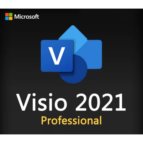 Microsoft Visio Professional 2021 - 1 User - 1 Year