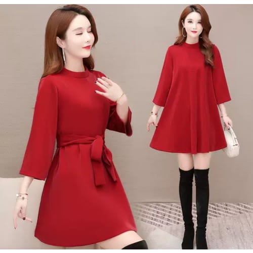 Ladies Dress - Red
