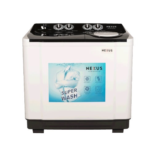 Twin Tub Semi Automatic Washing Machine -  12kg - Nx-wm-12kg
