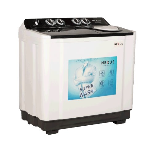 Twin Tub Semi Automatic Washing Machine -  12kg - Nx-wm-12kg