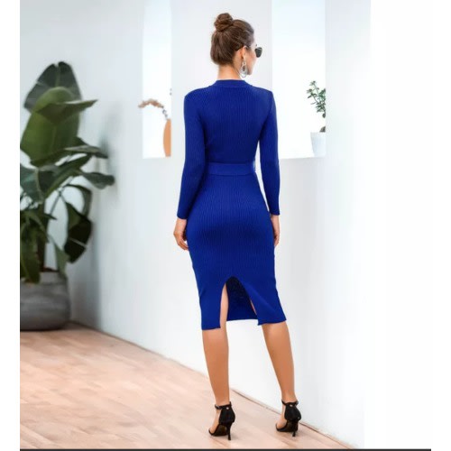 Shirt Dress - Blue