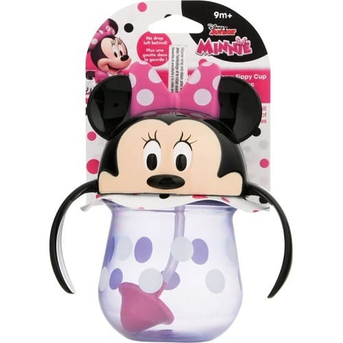 Minnie Mouse Spill Proof Weighted Straw Sippy Cup
