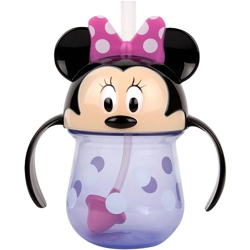 Minnie Mouse Spill Proof Weighted Straw Sippy Cup