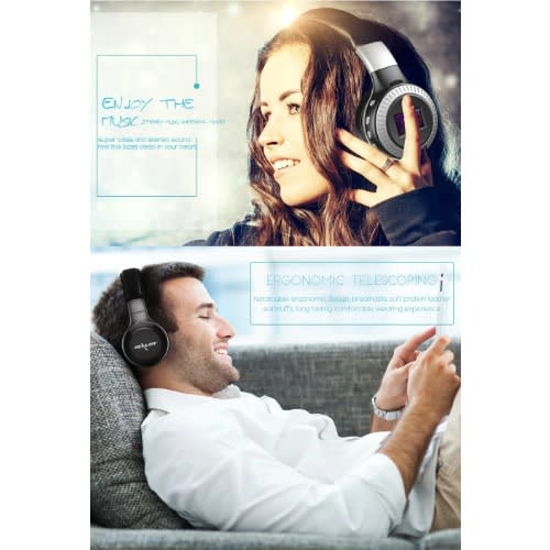 Zealot B19 Wireless Bluetooth Headphone With Lcd