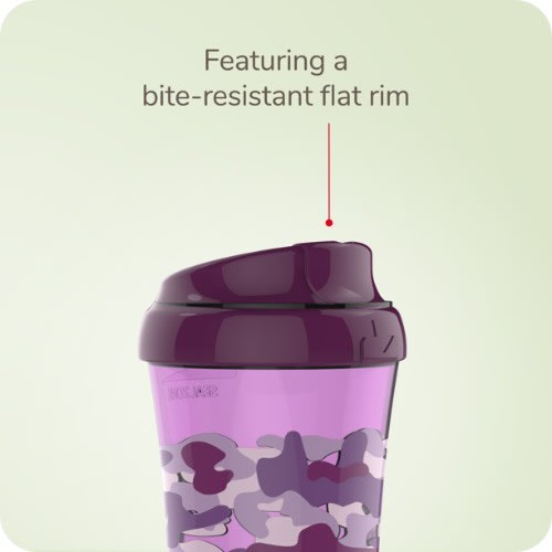 Advanced Cup-like Rim Sippy Cup - 300ml -Purple