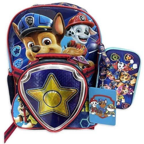 Paw Patrol Action Pack - 4 Piece Back To School Bag Set