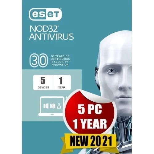 ESET Internet Security - 1 Year License - 5pcs