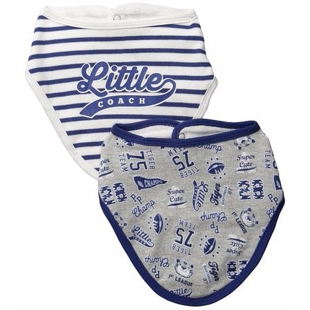 2pk Bandana Bibs Multicolor