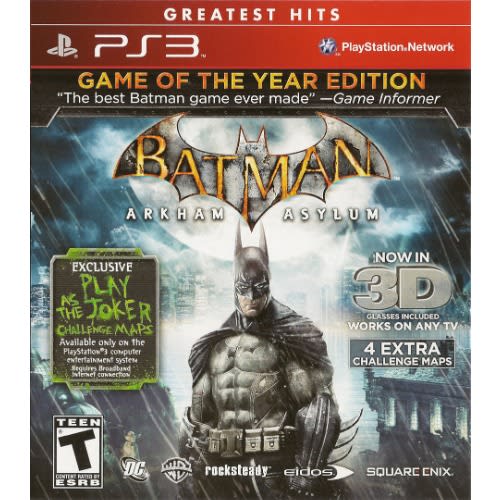 Batman : Arkham Asylum - Game Of The Year - Playstation 3
