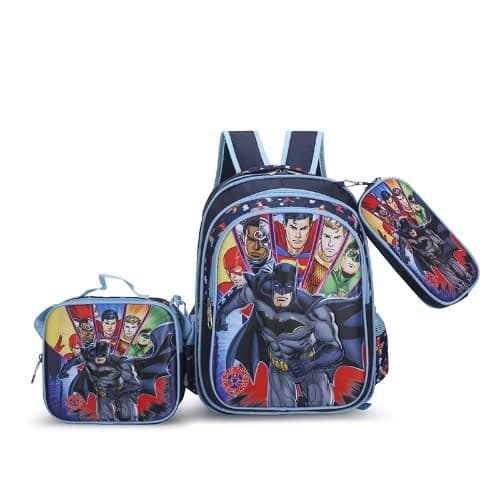 Justice League 3pc School Bag