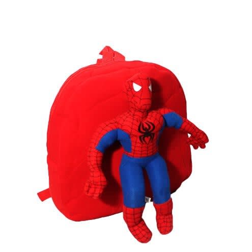 Spiderman Teddy Bag- Red