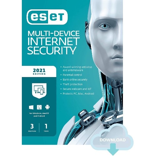 Eset Nod32 Internet Security 2022 - 1 Year 3 Devices