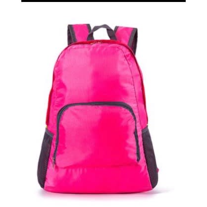 Waterproof Foldable Backpack- Pink
