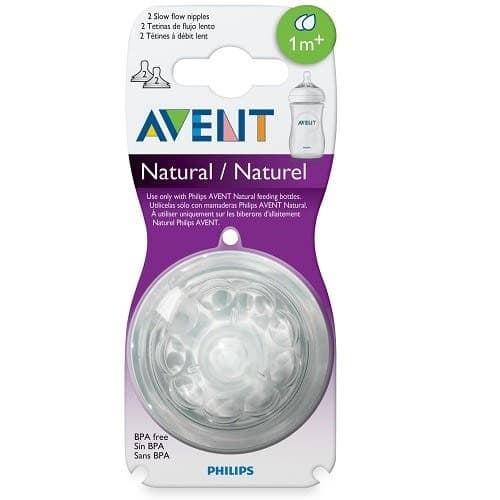 Philips Avent Natural Teats - 1m+