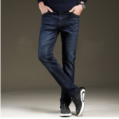Stock Jeans For Men - Dark Blue