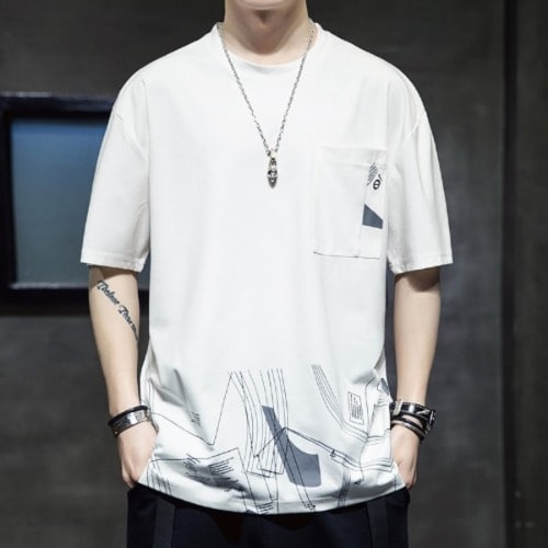 Pocket Short Sleeve T-shirt - White