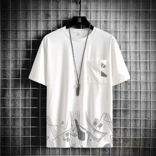 Pocket Short Sleeve T-shirt - White