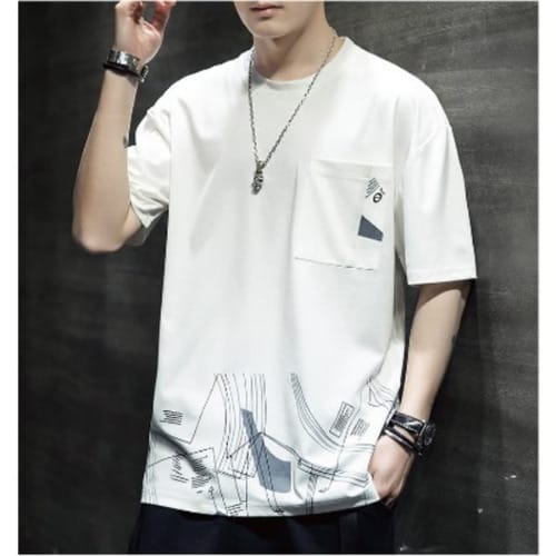 Pocket Short Sleeve T-shirt - White
