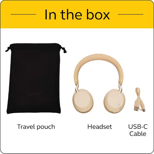 Elite 45h– On-ear Wireless Headphones With Up To 50 Hours Of Battery Life -  Gold Beige