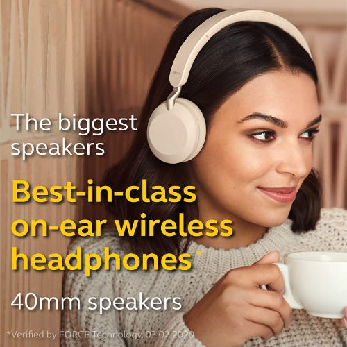 Elite 45h– On-ear Wireless Headphones With Up To 50 Hours Of Battery Life -  Gold Beige