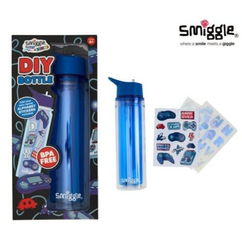 Smiggle By Me Live Diy Kit Drink Bottle 500ml – Blue