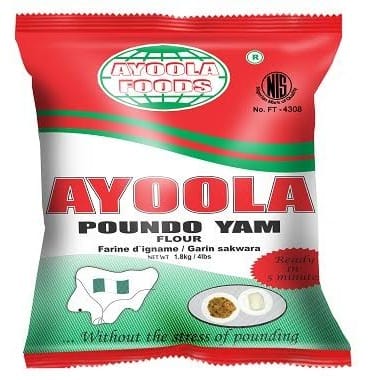 Poundo Yam Flour For Everyone 4.5kg